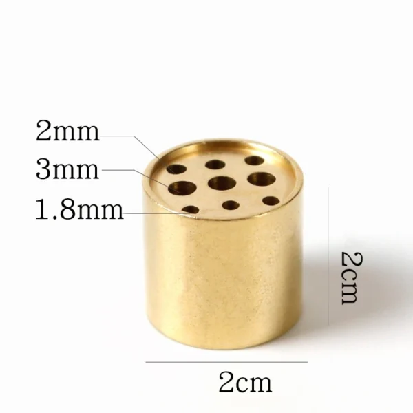 Pure Copper Porous Incense Holder DIY Home Incense Burner Japanese Incense Tray Creative Zen Pure Copper Incense Holder - 图片 13