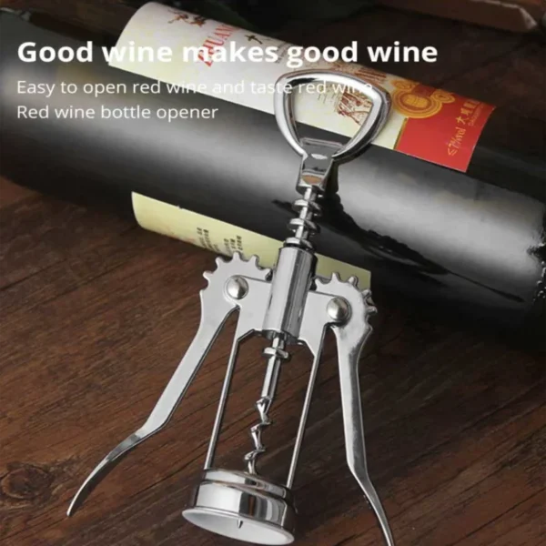 Red Wine Bottle Opener Beer Driver SteelWine Corkscrew Wine Opener Multifunctional Stainless Corkscrew Kitchen Supplies - 图片 3