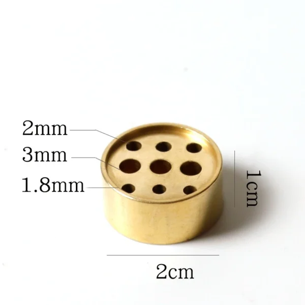 Pure Copper Porous Incense Holder DIY Home Incense Burner Japanese Incense Tray Creative Zen Pure Copper Incense Holder - 图片 12