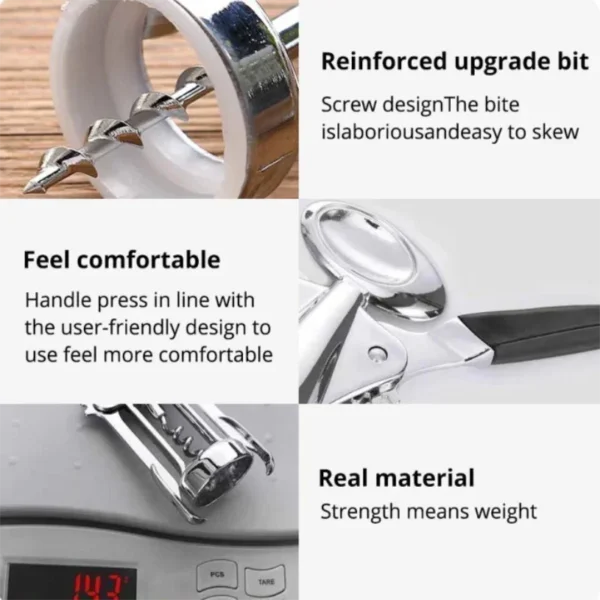 Red Wine Bottle Opener Beer Driver SteelWine Corkscrew Wine Opener Multifunctional Stainless Corkscrew Kitchen Supplies - 图片 5