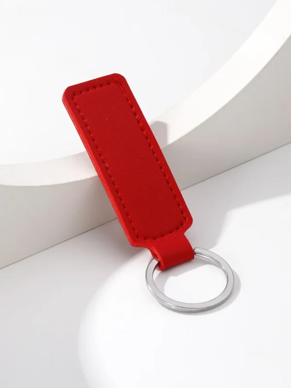 7 Color Fashion Handmade Leather Lady Car Keychain Retro Style Men's Business Cowhide Key Accessories New Simple Unisex Keyrings - Image 4