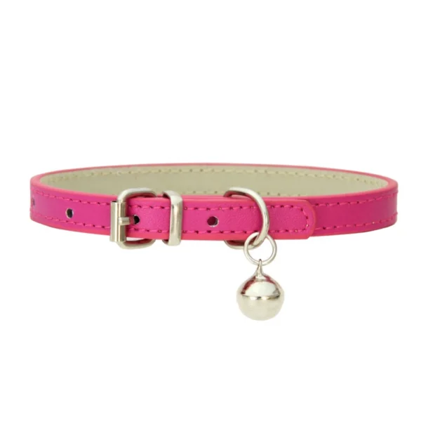 Pu Leather Japanese Bell Cat Collar High Quality Soft Leather Pet Traction Skin Friendly Puppy Collars Outdoor Kitten Supplies - 图片 18