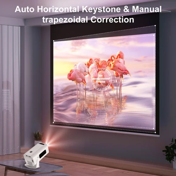 Salange P330 Projector Smart WiFi BT5.0 280ANSI 1080P Sync SAMSUNG Android iphone Screen Home Theater for 4K Video - 图片 4