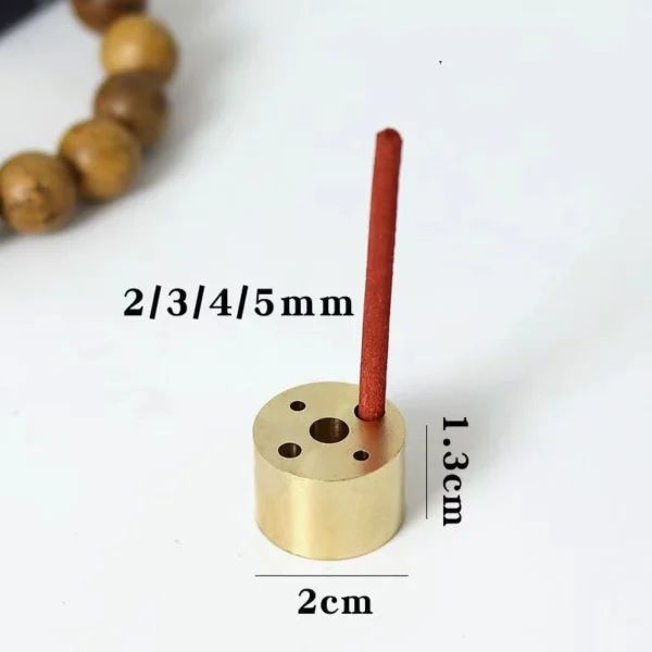 Pure Copper Porous Incense Holder DIY Home Incense Burner Japanese Incense Tray Creative Zen Pure Copper Incense Holder - 图片 15