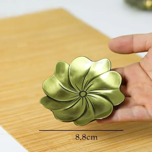 Pure Copper Porous Incense Holder DIY Home Incense Burner Japanese Incense Tray Creative Zen Pure Copper Incense Holder - 图片 6